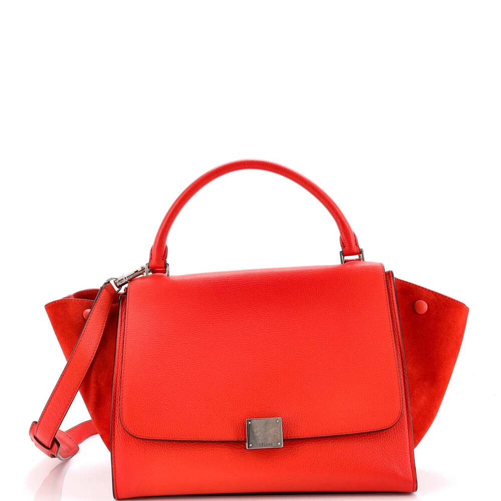Celine Trapeze Bag Leather Medium #253911C88B